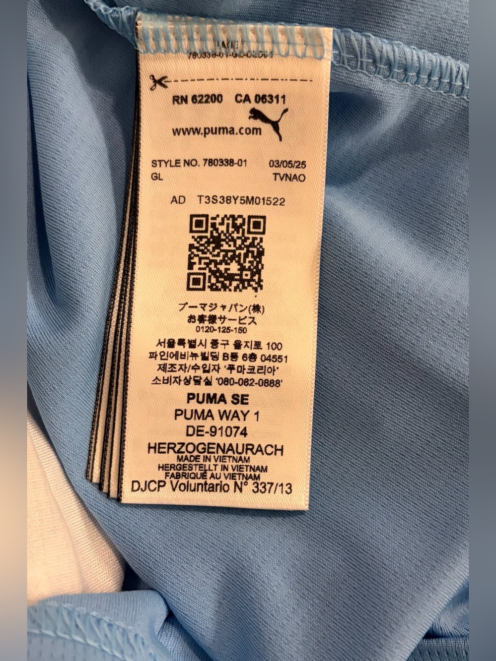 Puma Official Manchester City 2025/26 Semenyo #42 780338-01 Jersey Men's Sz: L - Picture 8 of 8